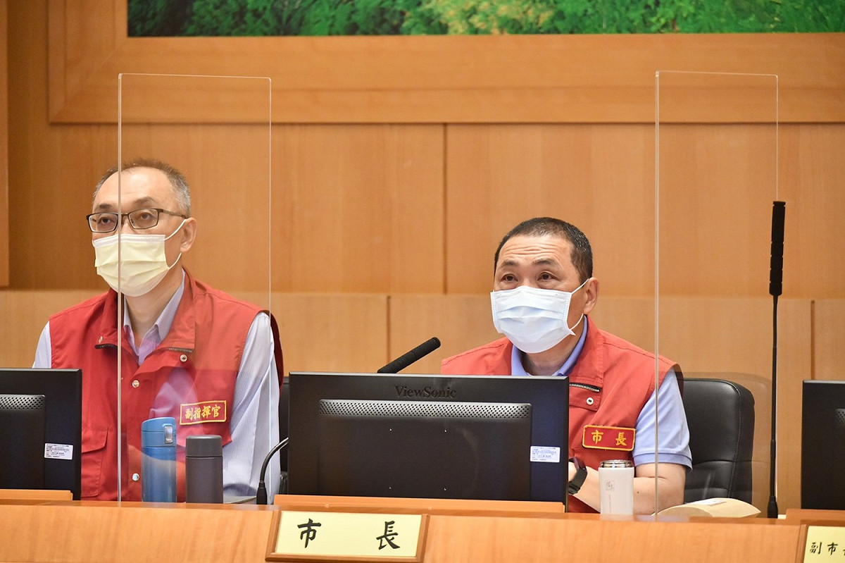 新北市府上午舉行市政會議，由新北市長侯友宜主持。 圖：新北市府提供