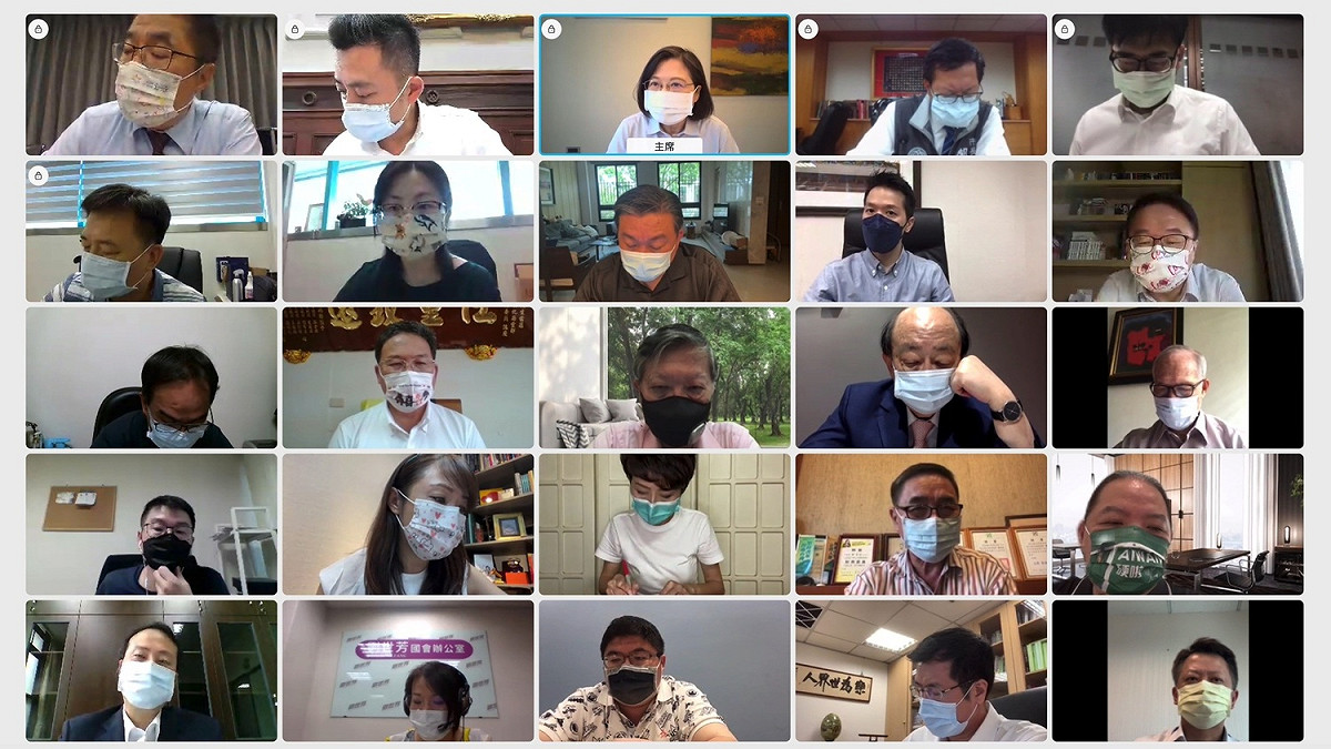 民進黨線上中常會 圖：民進黨提供