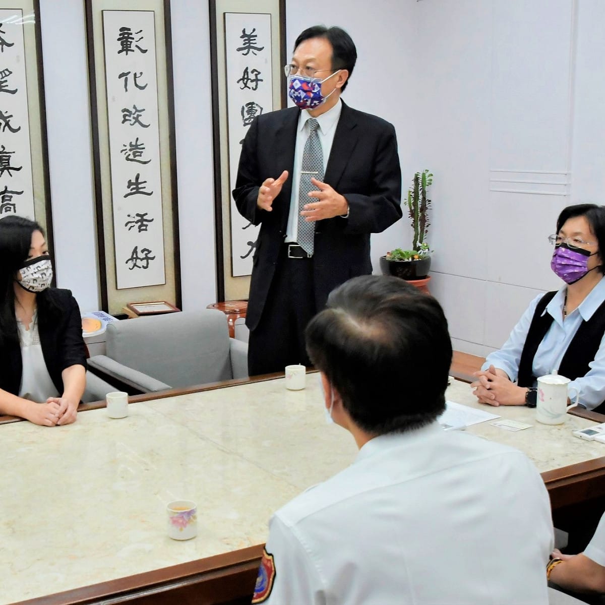 國民黨主席候選人卓伯源。 圖：翻攝卓伯源臉書