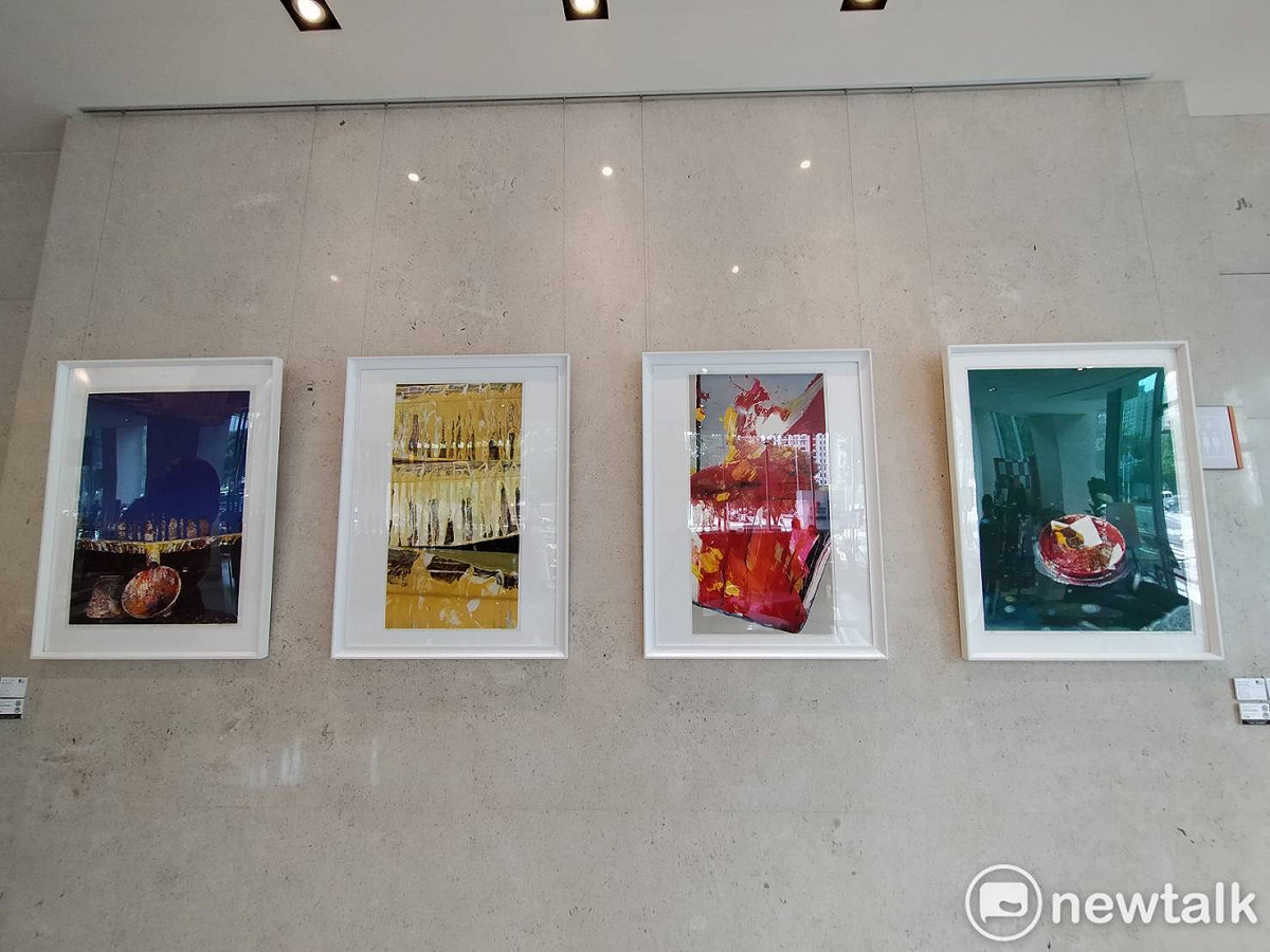 「世紀之巔~東洋巨擘展」即日起在台中日月千禧酒店一樓大廳展出。 唐復年/攝