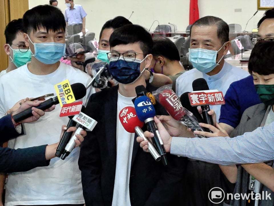 朱立倫競選陣營發言人凌濤。 圖：黃建豪/攝