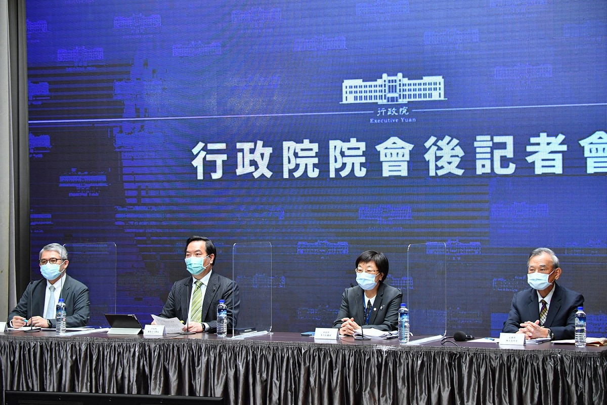 行政院今（19）天召開院會後記者會。 圖：行政院提供