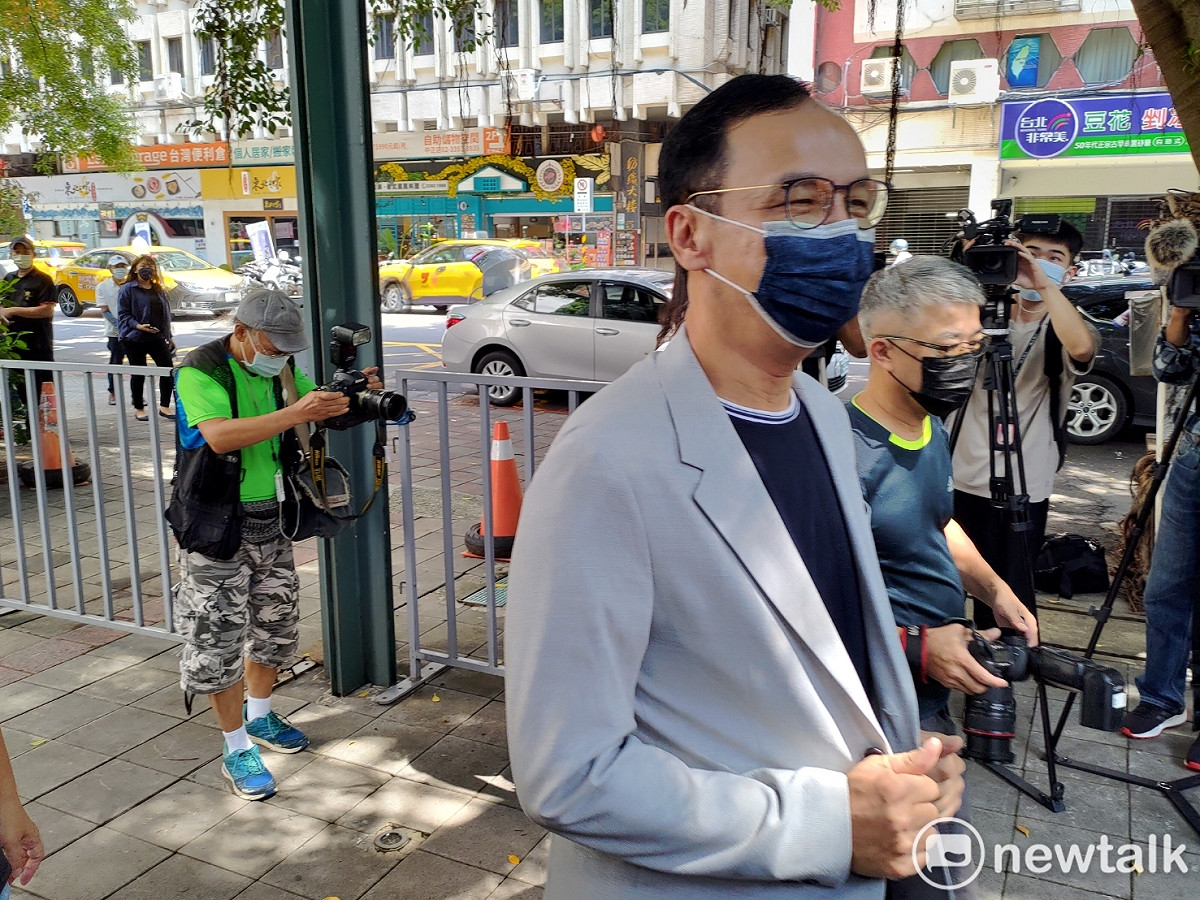 國民黨主席參選人朱立倫。 圖：黃建豪/攝