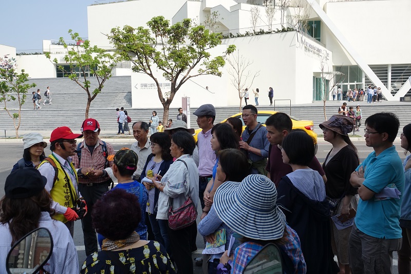 府城藝文踅街趣導覽美術館2館(三級警戒前拍攝的照片)。 圖：台南觀旅局／提供
