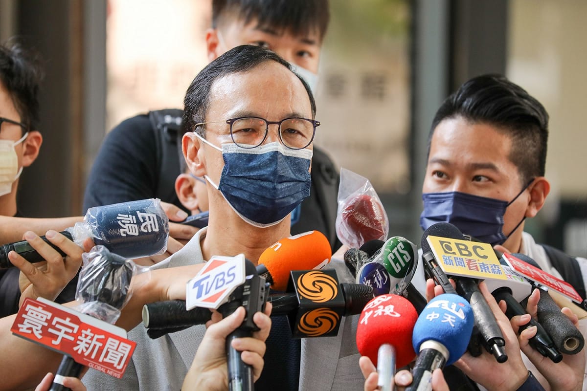 國民黨主席參選人朱立倫。 圖：朱立倫辦公室/提供