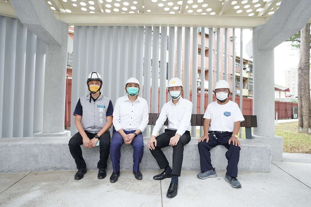 竹市「進擊的公園2.0」計畫，首座改造完工的興南公園有好玩、好走、好安全三大亮點，將於9月啟用。 圖：新竹市政府／提供