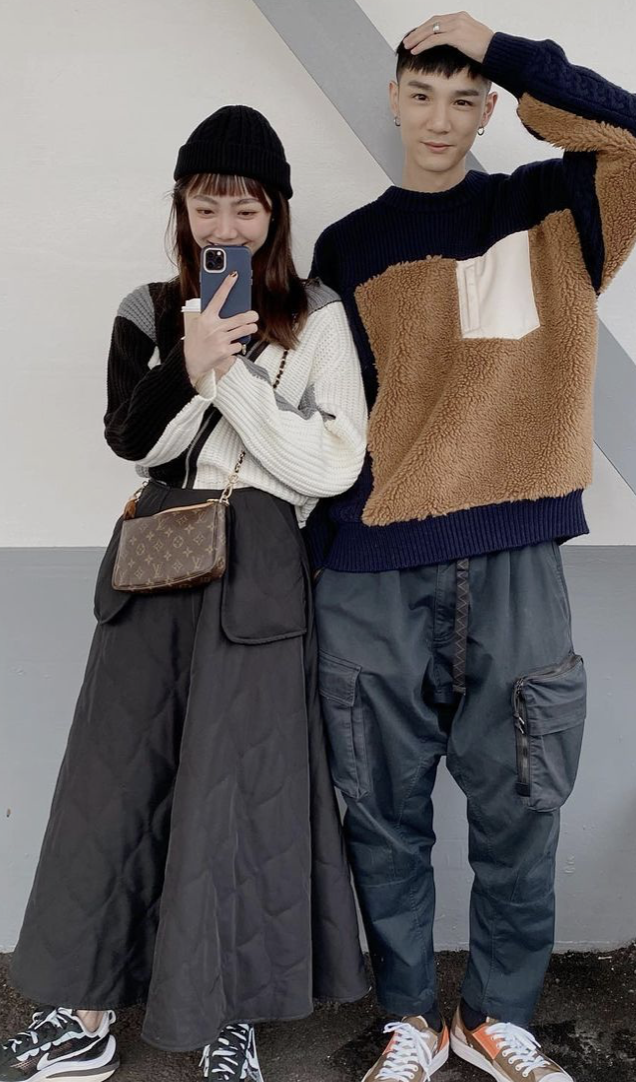 網紅夫妻「金承」與「李柔Zero」分享喜悅。 圖：翻攝IG／李柔