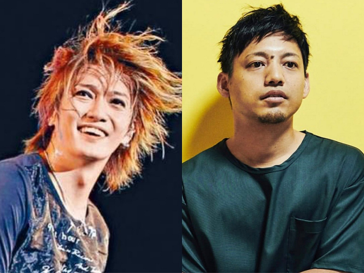 金爆成員喜矢武豐(左)確診，另一團Orange Range主唱Hiroki(右)也中標。 圖：翻攝自日網/IG