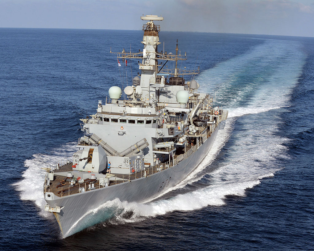 英國23型護衛艦「肯特號(F78)」。 圖：翻攝維基百科/OGL v1.0