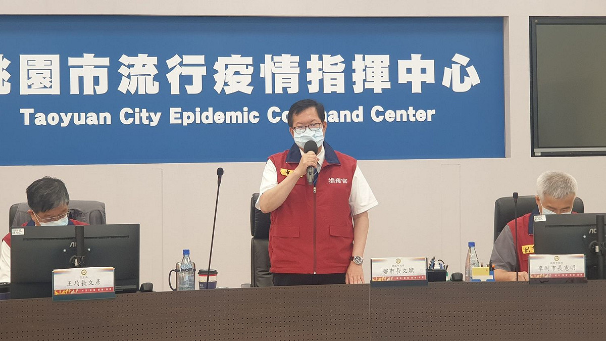 鄭文燦建議延長外籍生開學報到時間，避免開學前大量外籍生返台就學，造成防疫旅館超載問題。 圖：桃園市政府/提供