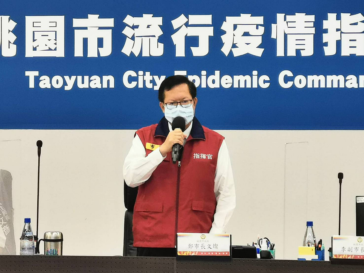 鄭文燦表示，網路上傳言他將在９月閣揆的說法「一看就知道是假的」。 圖：桃園市政府／提供