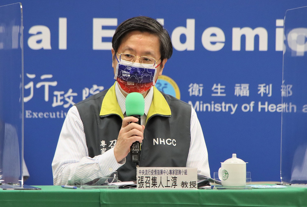 中央流行疫情指揮中心專家諮詢小組召集人張上淳 圖：中央流行疫情指揮中心/提供