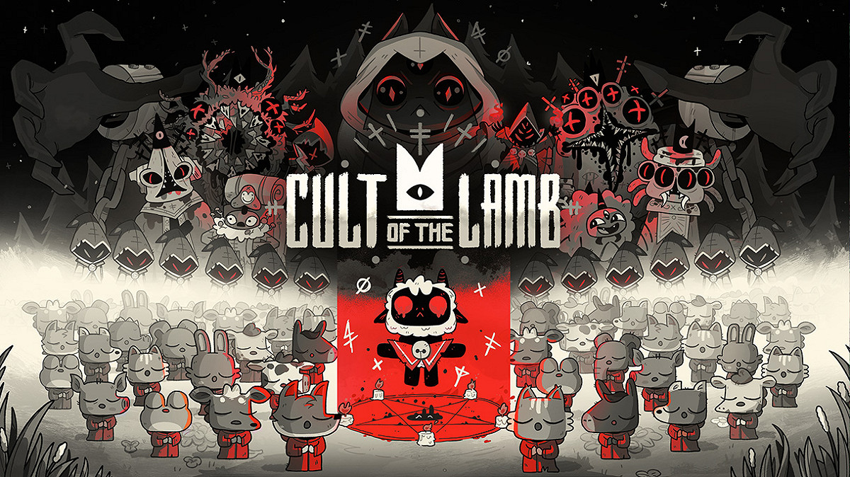 Devolver Digital 推出可愛系暗黑養成遊戲《進擊羔羊傳說 Cult of the Lamb》。 圖：Devolver Digital提供