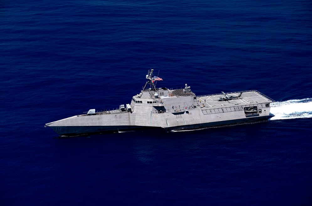 美國海軍瀕海戰鬥艦吉福茲號 (LCS-10) 。 圖: 翻攝自維基百科