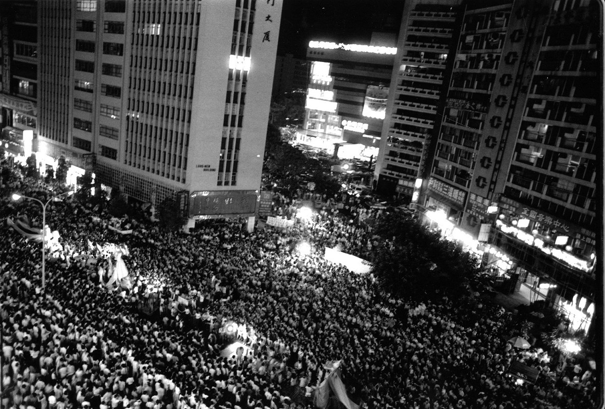 1989年的無殼蝸牛運動。 圖: 翻攝自OURs都市改革組織