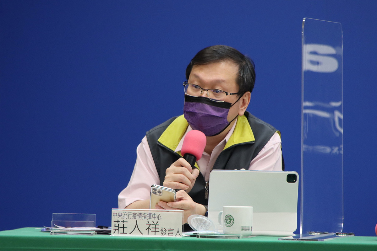疫情指揮中心發言人莊人祥。 圖：中央流行疫情指揮中心/提供