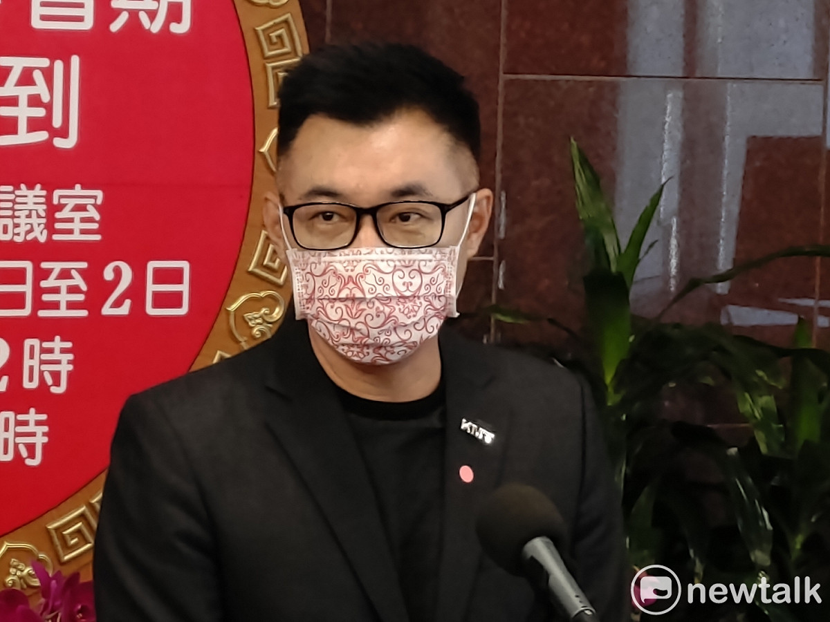 國民黨主席江啟臣。 圖：黃建豪/攝