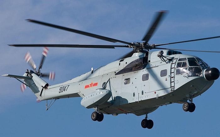 解放軍「Z-8」直升機。 圖：翻攝陸網