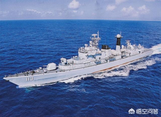 解放軍「052型」飛彈驅逐艦「青島號(舷號113)」。 圖：翻攝陸網