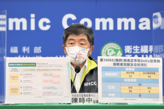 指揮官陳時中。 圖：指揮中心／提供