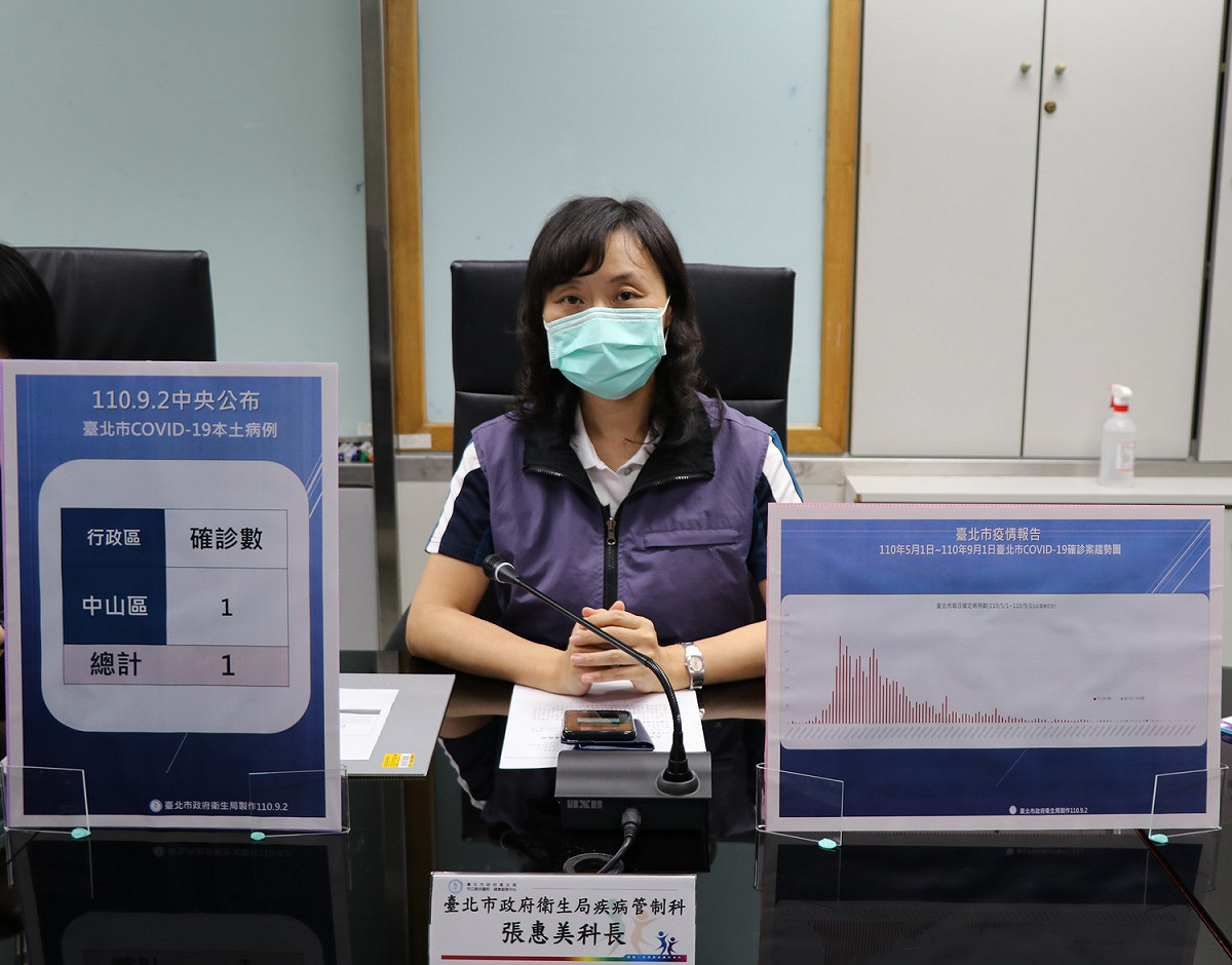 北市衛生局疾管科科長張惠美。 圖：台北市衛生局 / 提供(資料照)