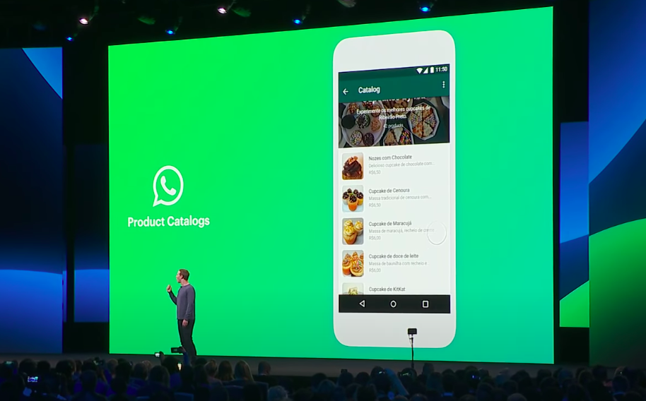 通訊軟體WhatsApp因違反歐盟個資法，遭愛爾蘭重罰74億台幣。 圖：翻攝自Facebook Developers Youtube