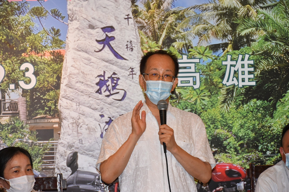 墾丁天鵝湖飯店董事長林富男。 圖：孫家銘/攝