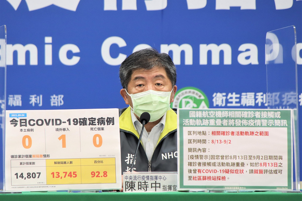 指揮中心指揮官陳時中。 圖：中央流行疫情指揮中心／提供