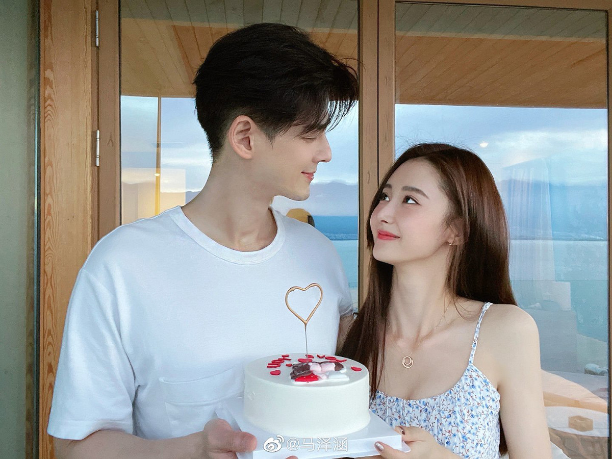 郭品超認愛小19歲中國女星馬澤涵。 圖：翻攝自微博
