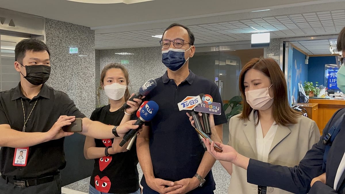 國民黨主席參選人朱立倫。 圖：朱立倫辦公室/提供