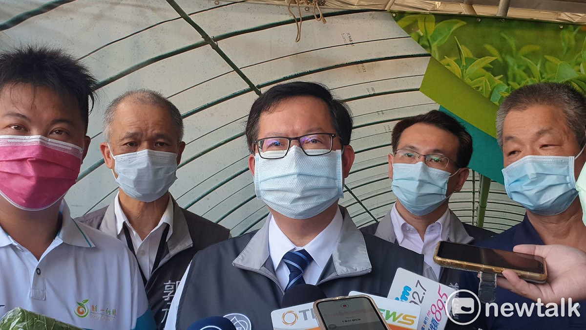 鄭文燦表示支持林智堅提議合併新竹縣市的發展規劃。 圖：林昀真／攝