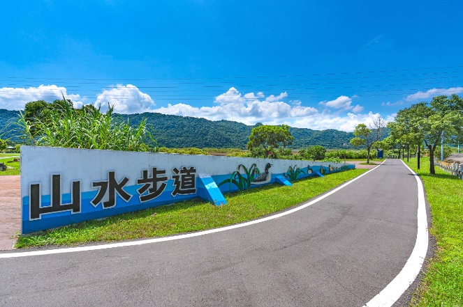 山水步道入口。 圖：新北市水利局提供