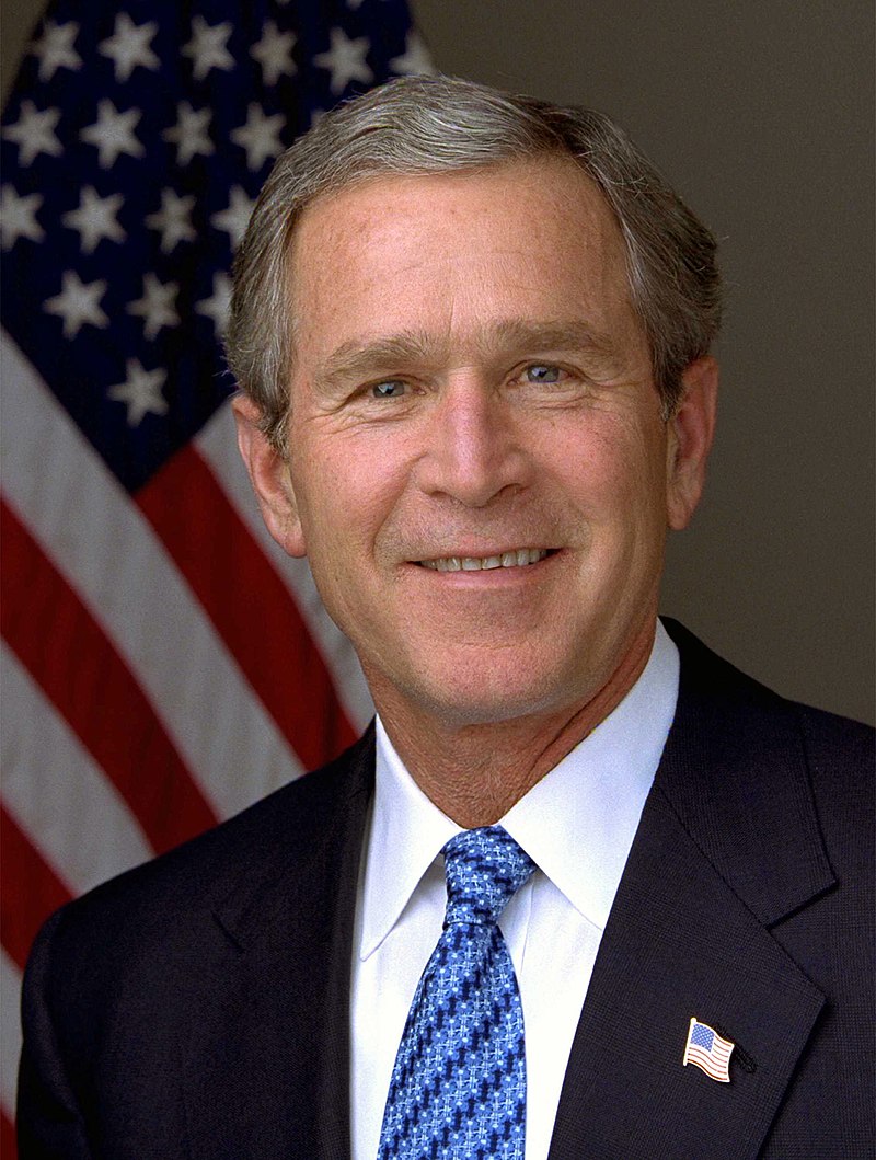 第43任美國總統小布希（George W. Bush）。 圖：擷取自維基百科