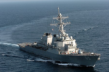 圖為美驅逐艦「班福特號」 圖：擷取自維基百科