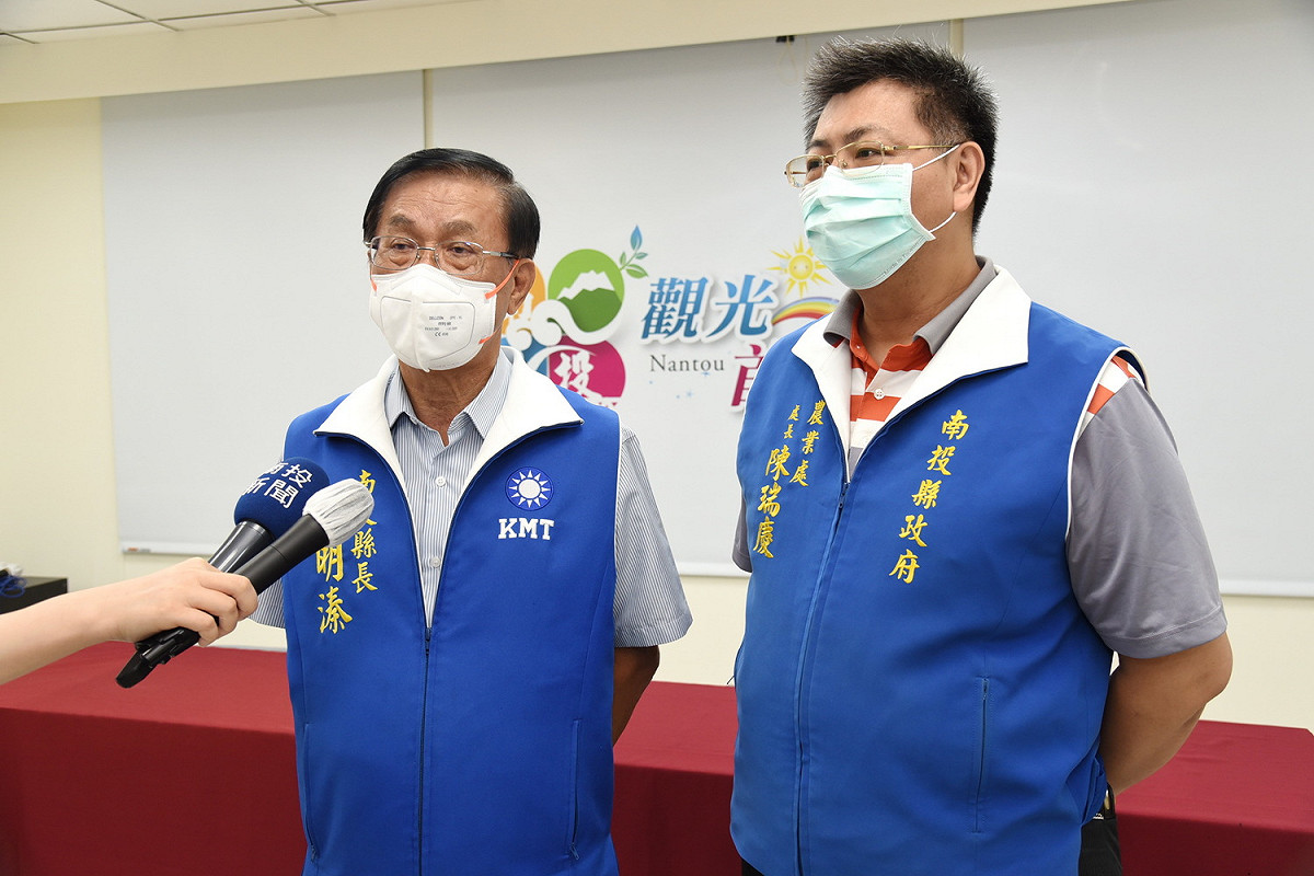 受疫情影響，南投縣長林明溱表示，考慮到每年活動都會有來自全國各地或國外的遊客前來，與農會共同商討後決定停辦南投世界茶業博覽會。 圖:南投縣政府提供