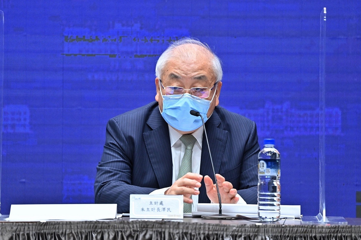 主計總處主計長朱澤民。 圖：行政院提供