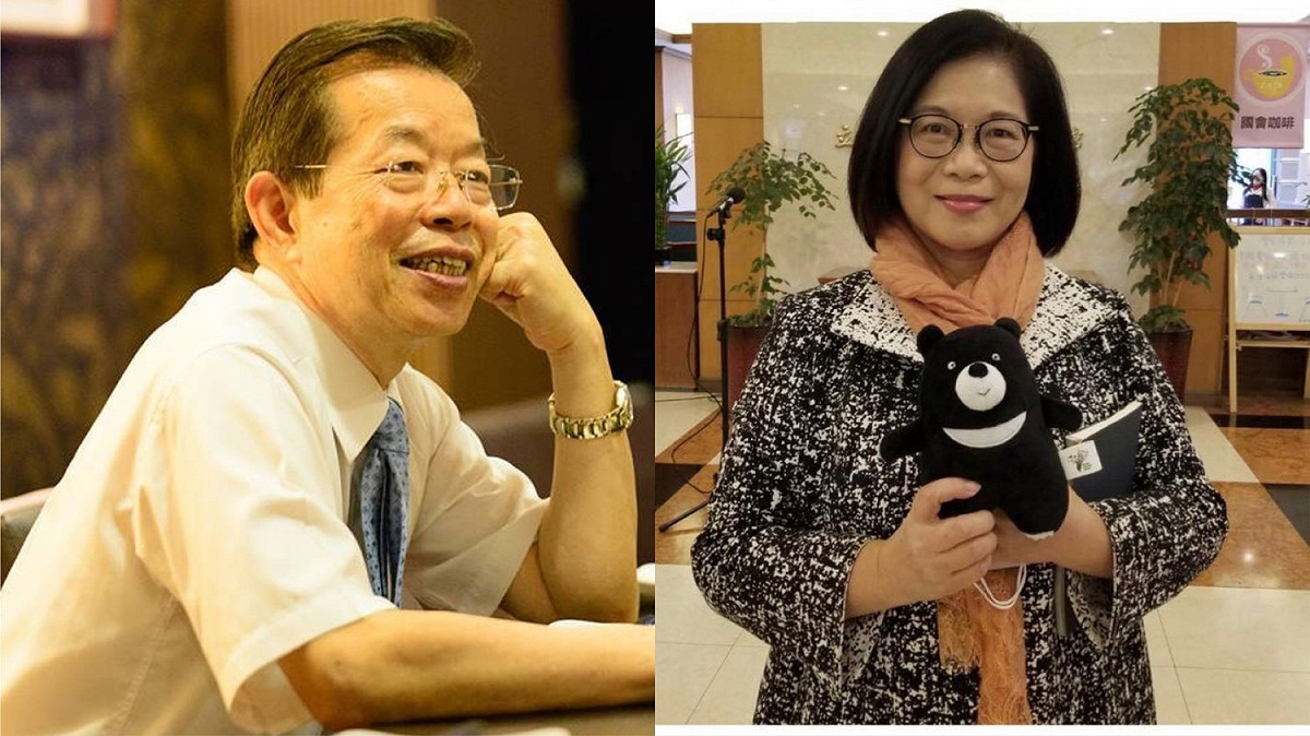 駐日代表謝長廷遭影射使用特權，民進黨立委管碧玲發文力挺並表示，「謝長廷再挺身保護維洲，道德勇氣一直在！」 圖:翻攝自謝長廷臉書、管碧玲臉書。新頭殼(合成照)