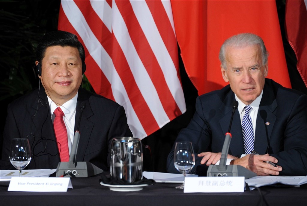 圖為中國國家主席習近平和美國總統拜登於 2012 年見面會。 圖 : 翻攝自中新社