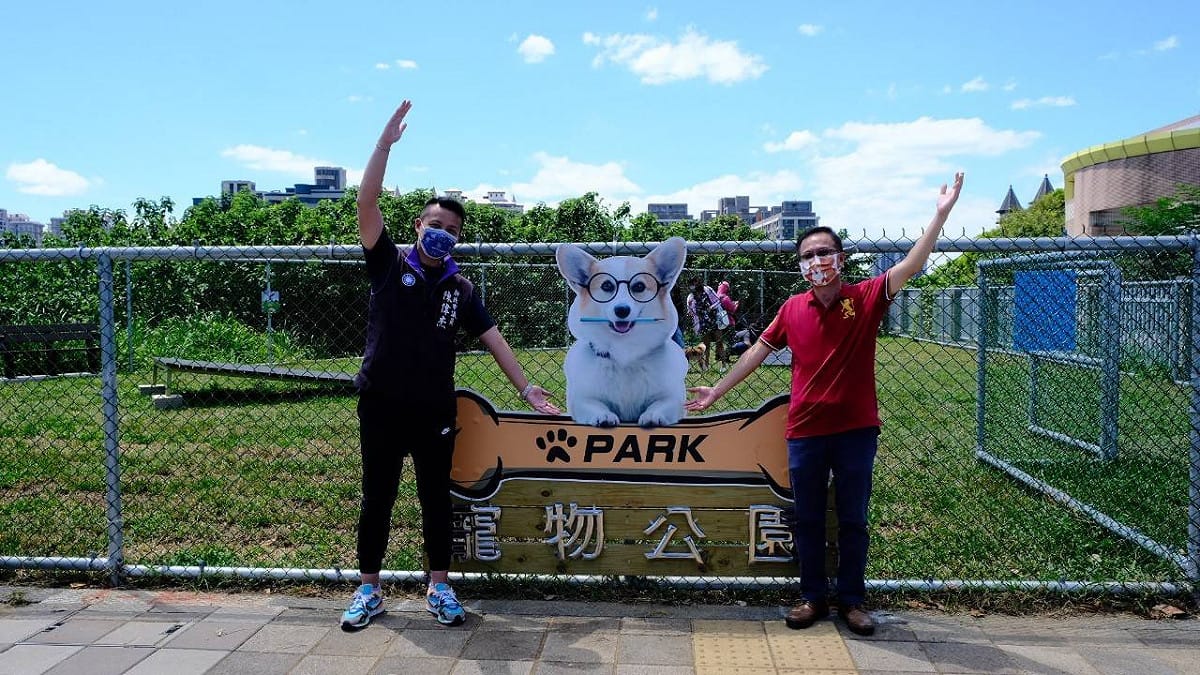 陳偉杰強調，這是第一座微型寵物公園，也絕對不是最後一座，未來可視公園使用狀況，將持續爭取更多閒置空地。 圖：新北市議員陳偉杰辦公室提供