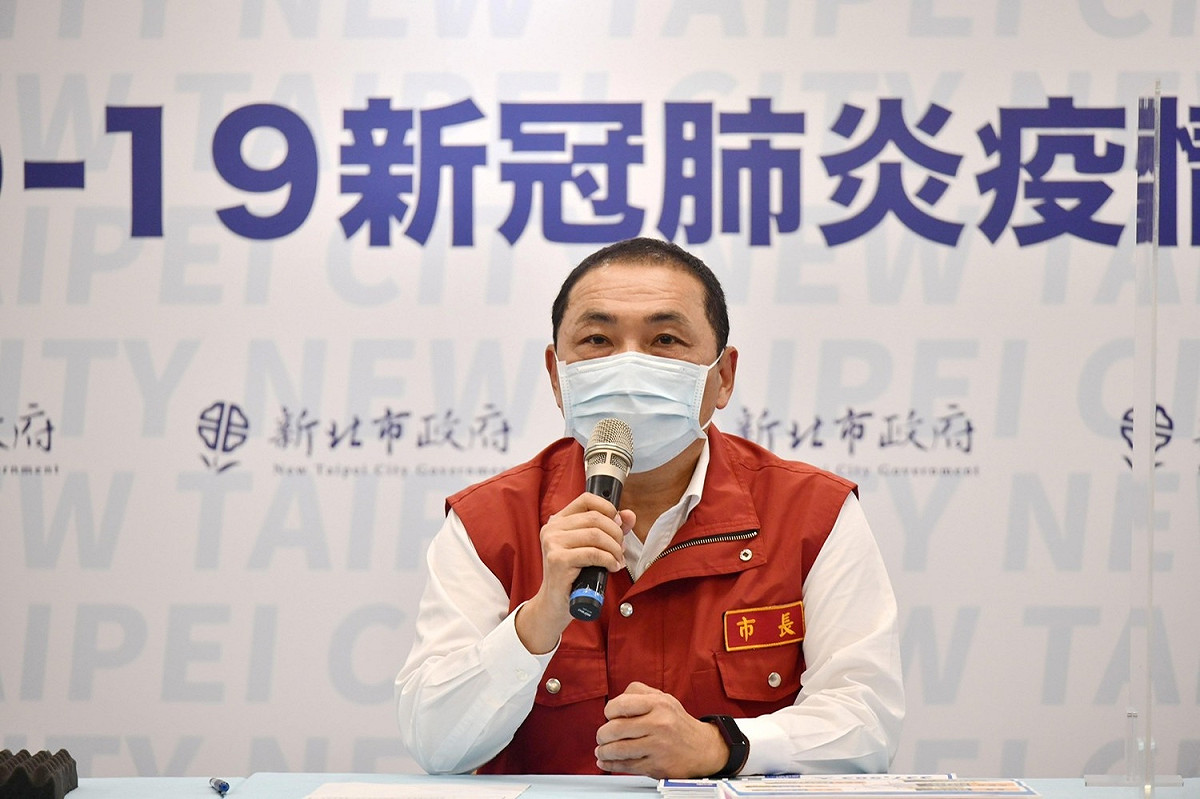 侯友宜呼籲民眾踴躍出來廣篩，盡可能找出潛藏隱形傳播鏈。 圖：新北市政府/提供