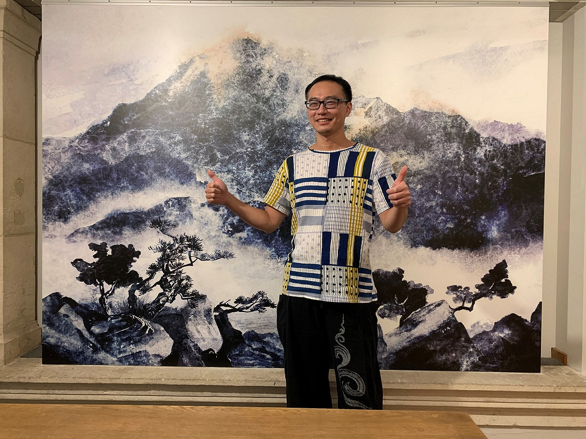 吳識鴻受獎及布魯塞爾漫畫節開幕。 圖：文化部／目宿媒體提供