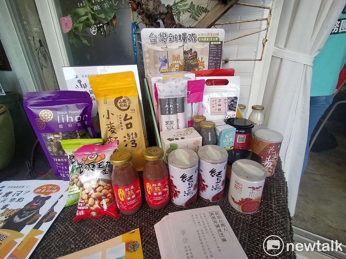 台灣雜糧隊進駐東海藝術街商圈。 唐復年/攝