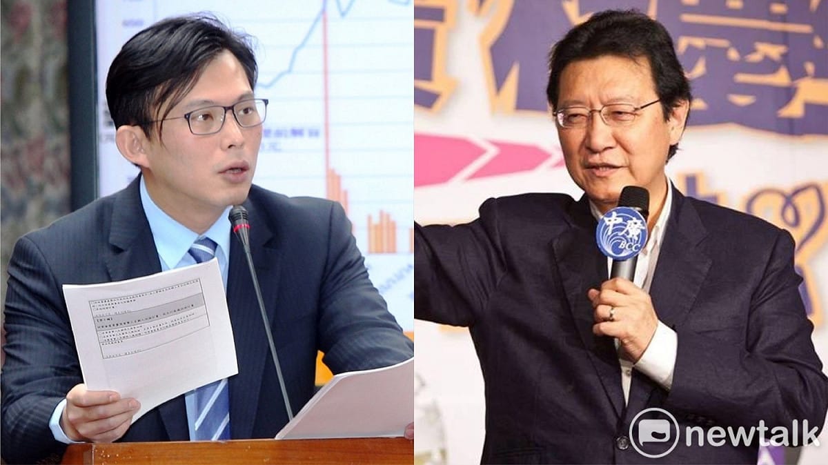 黃國昌質疑，一位掌握媒體大權的第一線媒體人，能夠這樣毫無分際地發起政黨次級團體、站在第一線領導政治攻防嗎？這些在趙少康身後排排站的立法委員與地方議員們，難道都認同這樣的作為嗎？(合成圖) 圖 : 翻攝自趙少康時間臉書、黃國昌辦公室提供（資料照片）