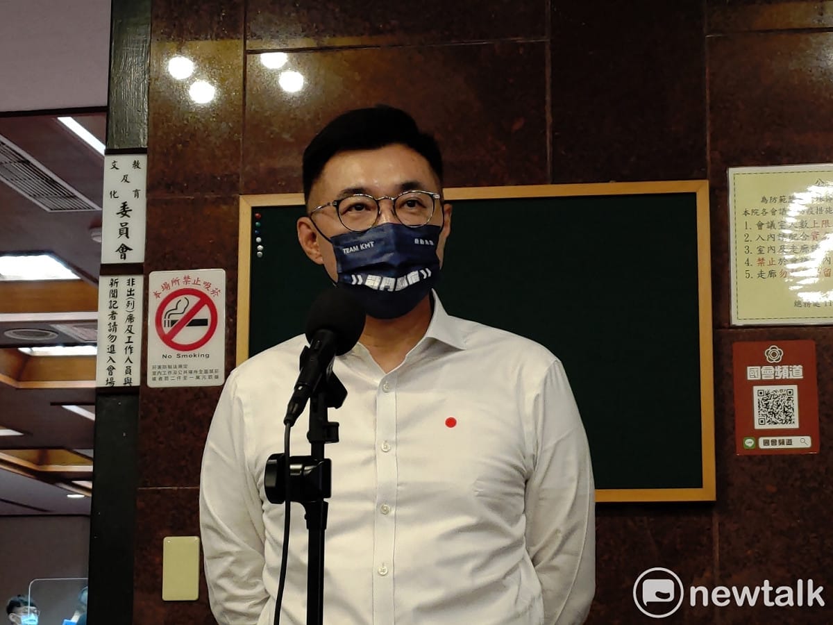 國民黨主席江啟臣。 圖：黃建豪/攝