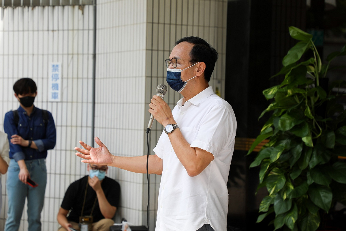 國民黨主席候選人朱立倫。 圖：朱立倫辦公室/提供
