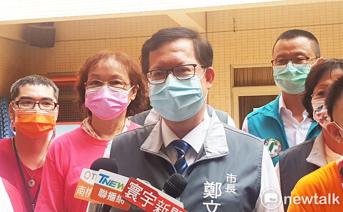 鄭文燦表示，桃園強化二級管制至9/23，中秋連假禁止在公共區域進行烤肉活動。 圖：林昀真/攝