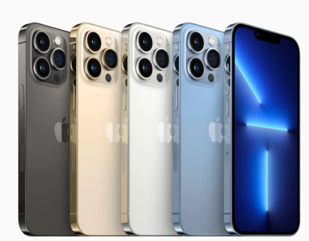 iPhone 13/13 mini有5種顏色可選。 圖：翻攝蘋果官網