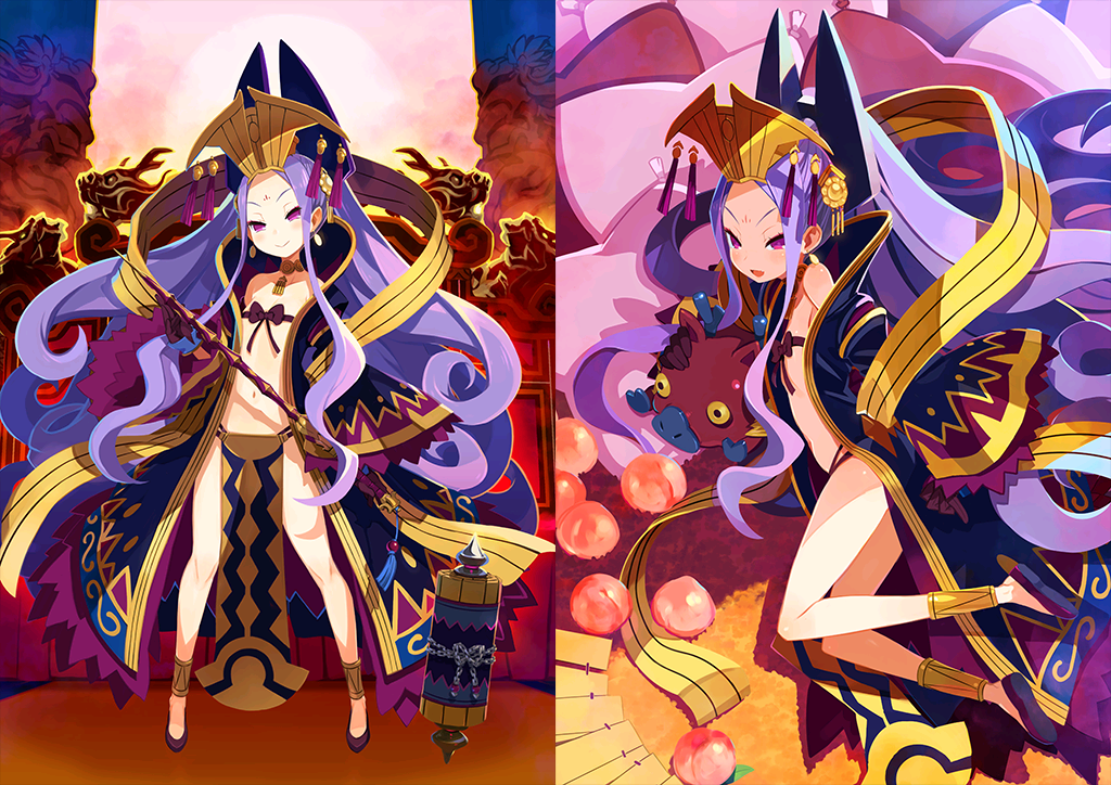 《Fate／Grand Order》角色武則天的名稱、卡面、立繪以及語音遭中國服撤下。 圖：翻攝自《Fate／Grand Order》