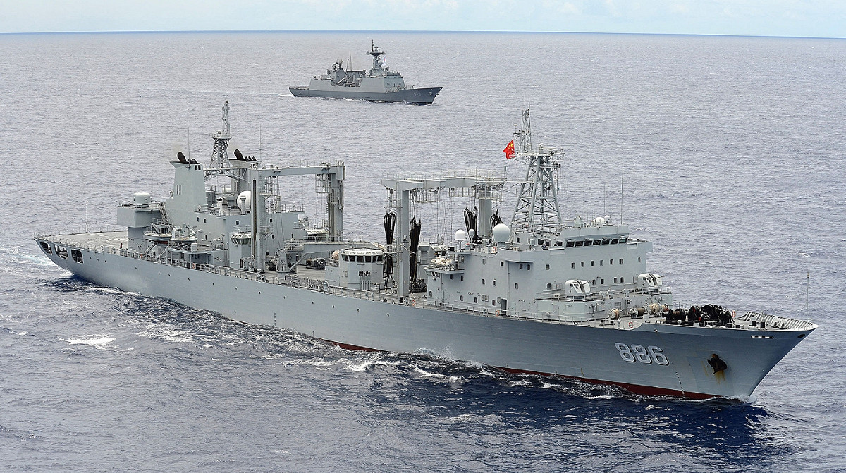 903型補給艦，是中國人民解放軍海軍新型大型綜合補給艦。 圖：擷取自維基百科