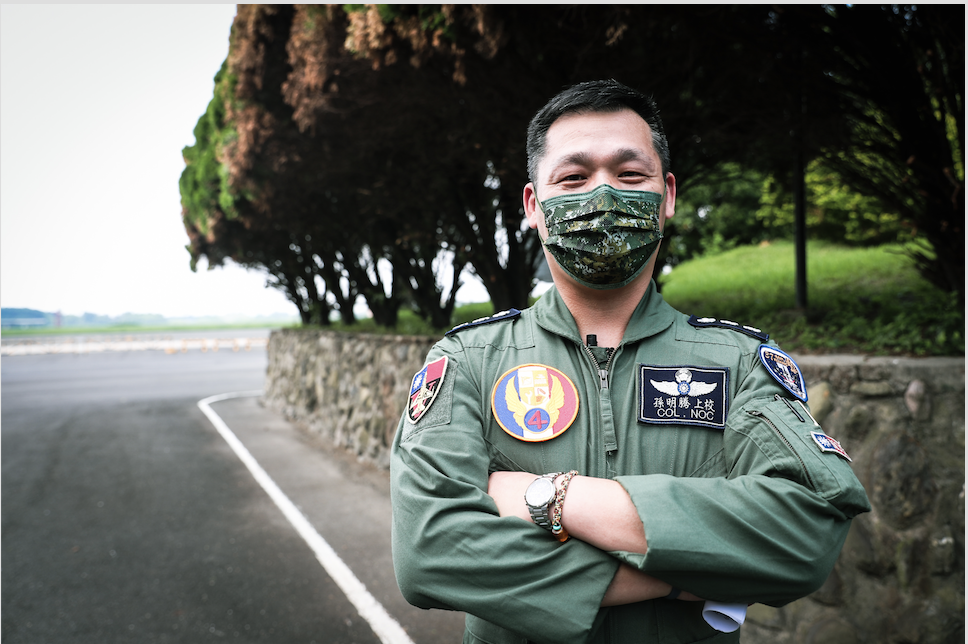 F-16V飛行員孫明騰上校。 圖：軍聞社／提供